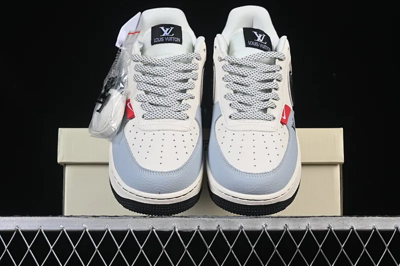 All categories Nk Air Force 1 Air Force series Nk Air Force 1 Low Air Force low top Nike Air Force 1'07 Low joint beige denim hook Air Force 1 low top casual sneakers DD1982-320